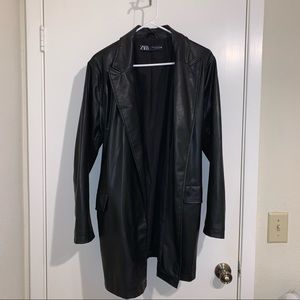 ZARA FAUX LEATHER JACKET
